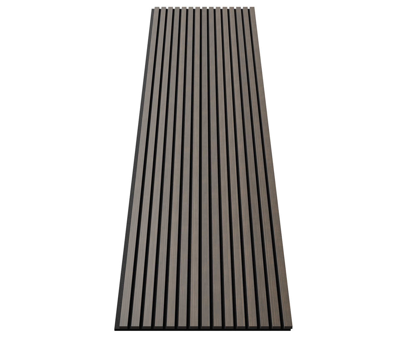 МДФ стеновая панель акустическая Cosca Decor Монако Дуб Маррон Коричневый черный войлок 2750×600×21